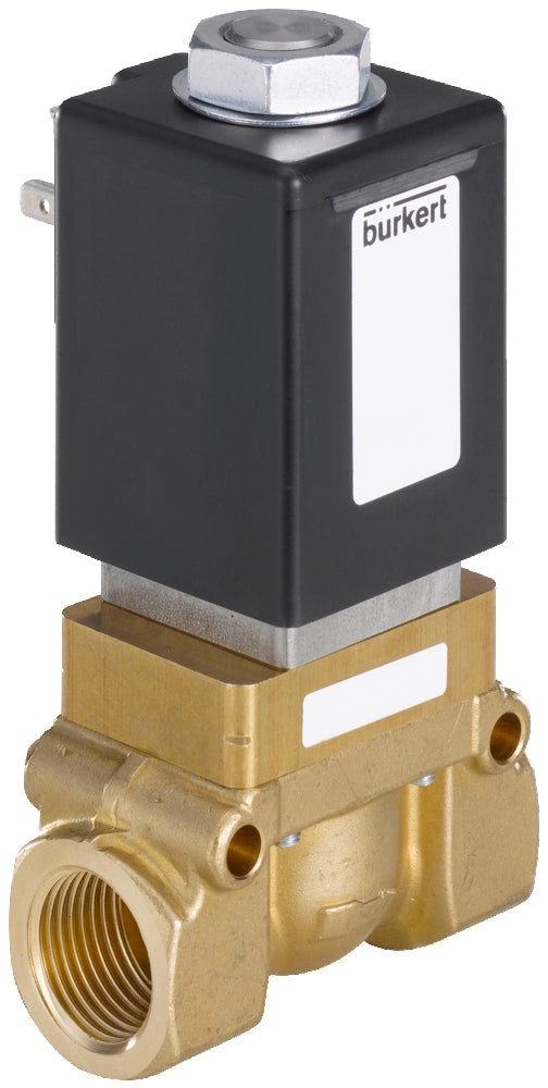 Solenoid Valve G1/2'' NO Brass PTFE 1-34bar/15-493psi 12VDC 5404 166693