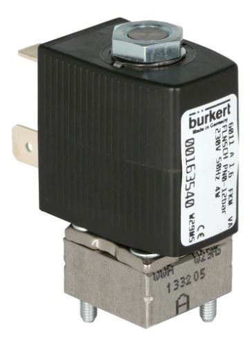 Solenoid Valve 20x20mm SFB Flange NC Stainless Steel FKM 0-3bar/44psi 24VDC 6011 152464