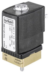 Solenoid Valve 32x32mm SFB Flange NC Brass FKM 0-12bar/174psi 24VDC Oxygen Fat/Oil Free 6013 154352