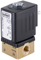 Solenoid Valve G1/4'' NC Brass PTFE 0-14bar/203psi 24VAC 6013 136020