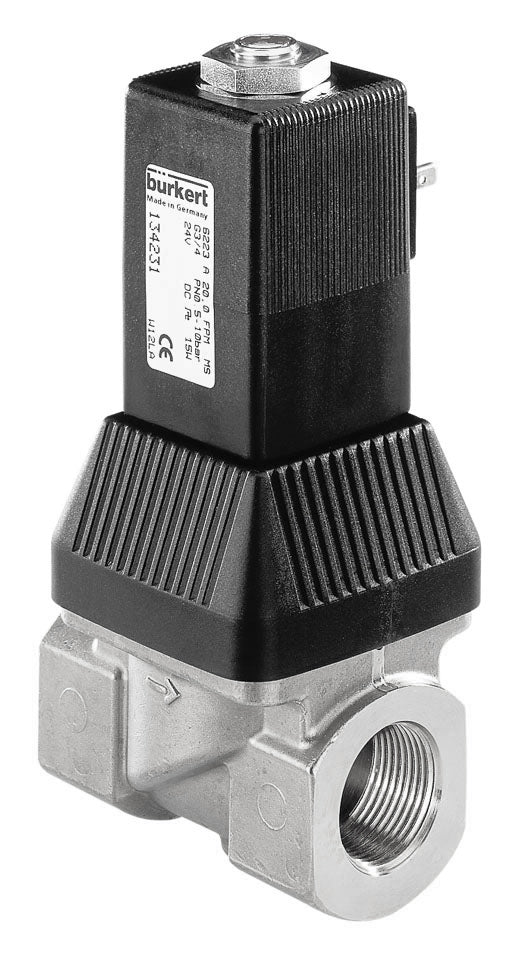 Solenoid Valve G3/4'' NC Stainless Steel FKM 0.5-10bar/7-145psi 24VDC 6223 282987