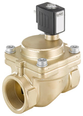 Solenoid Valve G1 1/2'' NC Brass FKM 0.2-16bar/3-232psi 230VAC Oxygen Fat/Oil Free 6281 239115