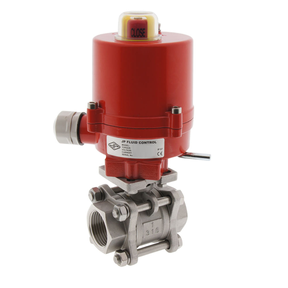 Electrical Ball Valve 2-Way G1-1/4'' Stainless Steel 12V DC