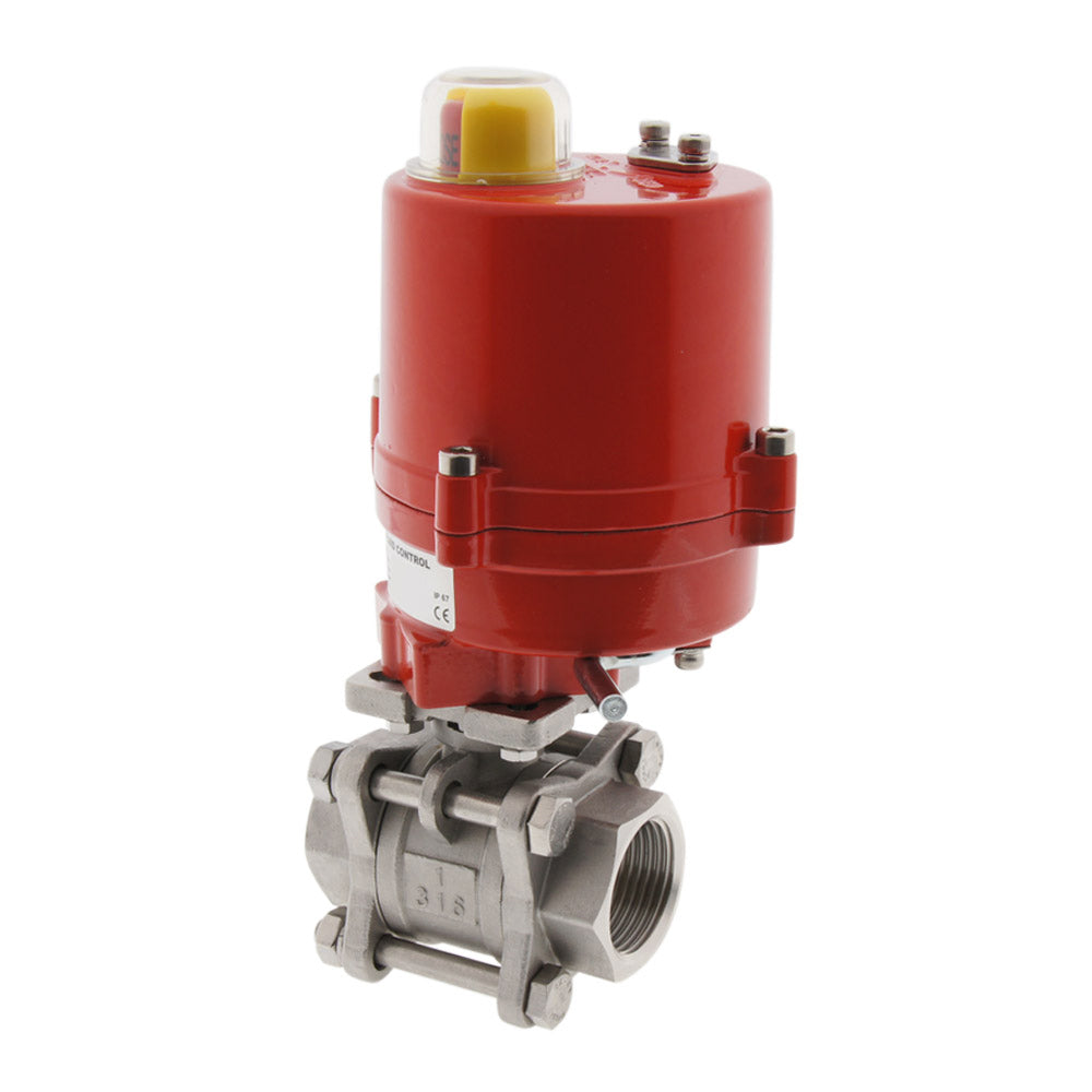 Electrical Ball Valve 2-Way G1-1/4'' Stainless Steel 12V DC