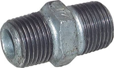 R 3/8'' Zinc plated Cast iron Double Nipple 25 Bar [5 Pieces]