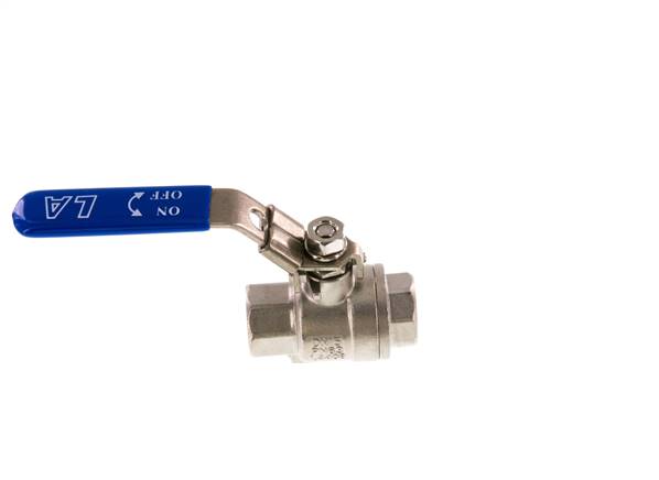 G1/2'' 2-Way Ball Valve Stainless Steel PTFE 63 bar - BL2SM