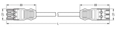Wago 771 Patch Cable Adjustable Building Installation - 771-9393/066-601