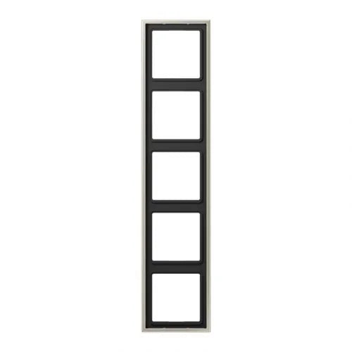 Jung Aluminum/Steel/Chrome Cover Frame Switchgear - ES2985