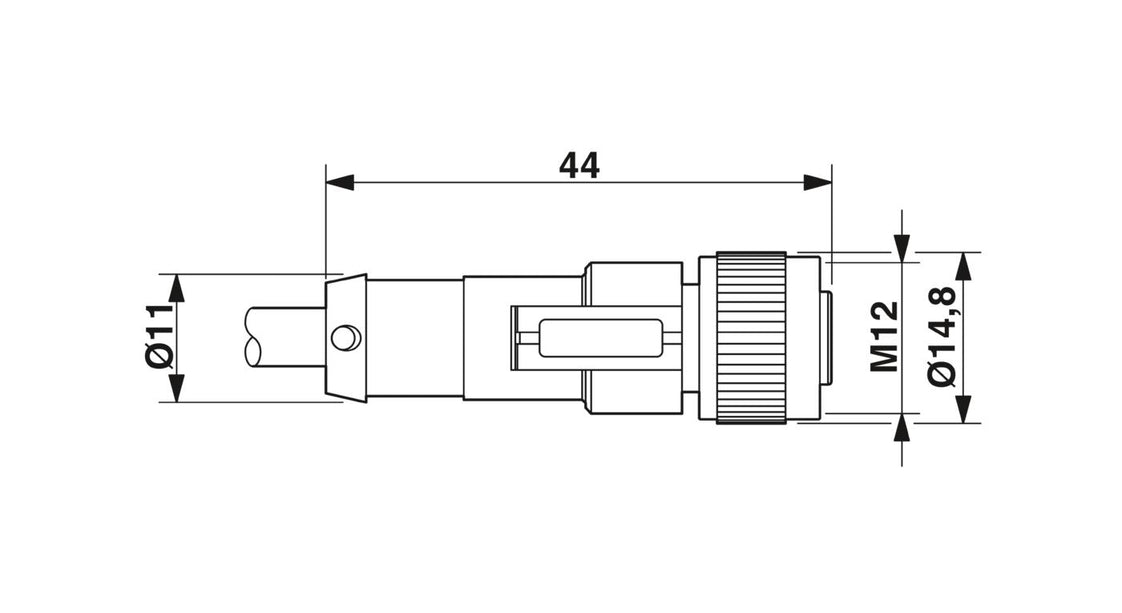 Phoenix Contact Sensor/Actor Cable With Connector - 1683002