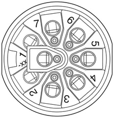 Phoenix Contact Round (Industrial) Connector - 1511860