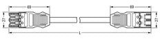 Wago Winsta Midi Patch Cord Adjustable Building Installation - 771-9993/016-202