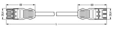 Wago Winsta Midi Patch Cord Adjustable Building Installation - 771-9993/007-501