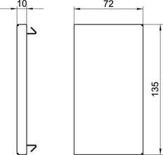 OBO GS End Plate Wall channel/column - 6277270