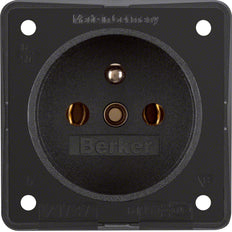 Hager Berker Integro Wall Outlet (WCD Switchgear) - 9619505