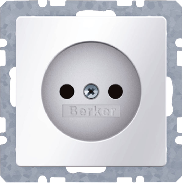 Hager Berker Q.1/Q.3 Wall Outlet (WCD Switchgear) - 6167036089