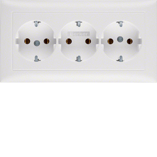 Hager Berker S.1/B.3/B.7 Wall Outlet (WCD Switchgear) - 47661909