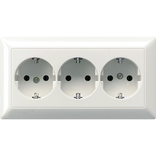 Jung AS500 Wall Outlet Box (WCD Switchgear) - AS523WW