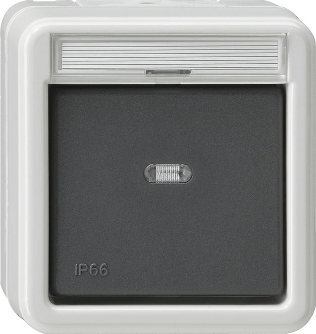Gira Waterproof Surface-Mounted Installation Switch - 010631