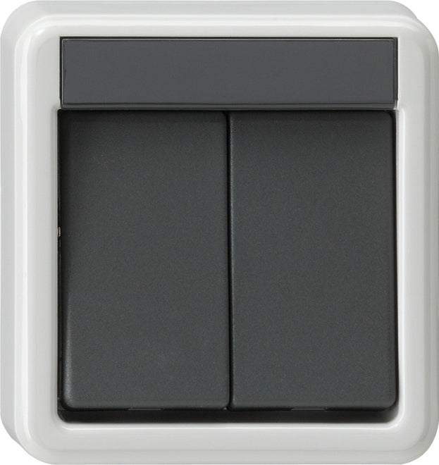 Gira Splashproof Surface-Mounted Installation Switch - 010535