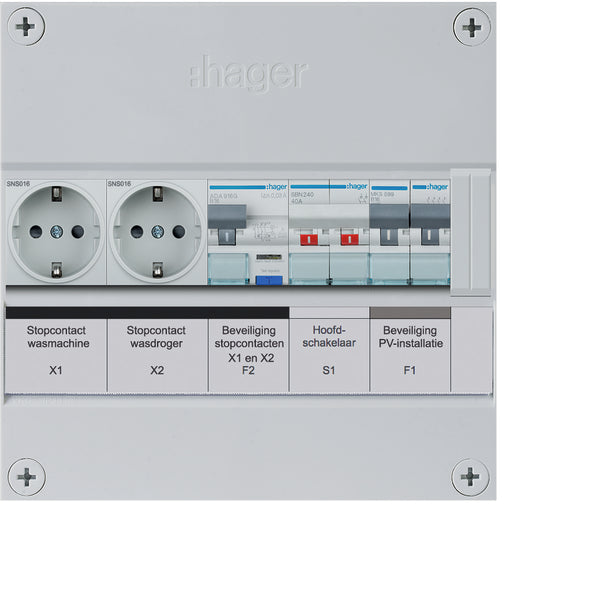 Hager VISION Installation Cabinet - VKG11PV-WW