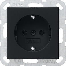 Gira System 55 Wall Socket Outlet (WCD Switchgear) - 0188005