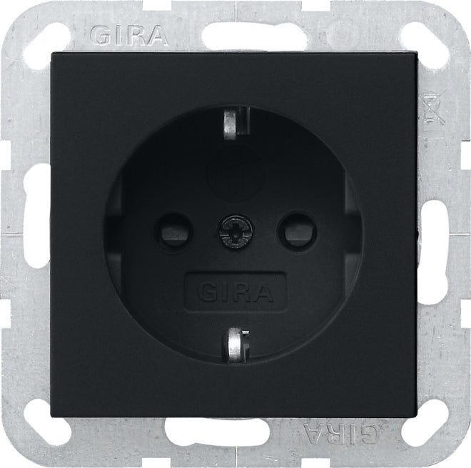 Gira System 55 Wall Socket Outlet (WCD Switchgear) - 2755005