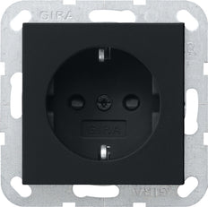 Gira System 55 Wall Socket Outlet (WCD Switchgear) - 2755005