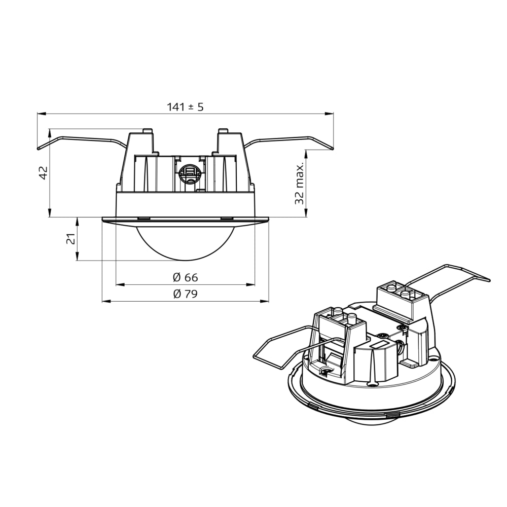 BEG Luxomat Motion Switch (Complete) - 93317