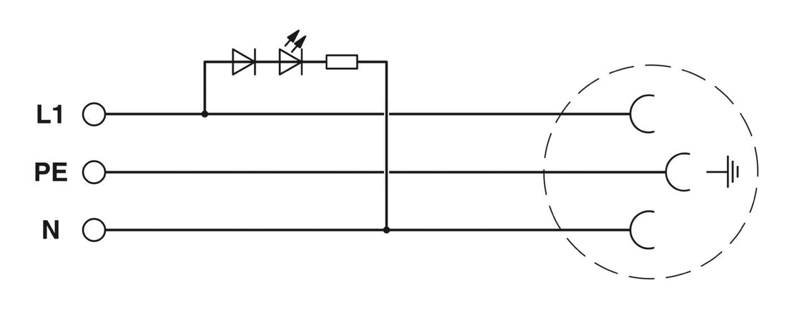 Phoenix Contact Wall Outlet Modular - 0804040