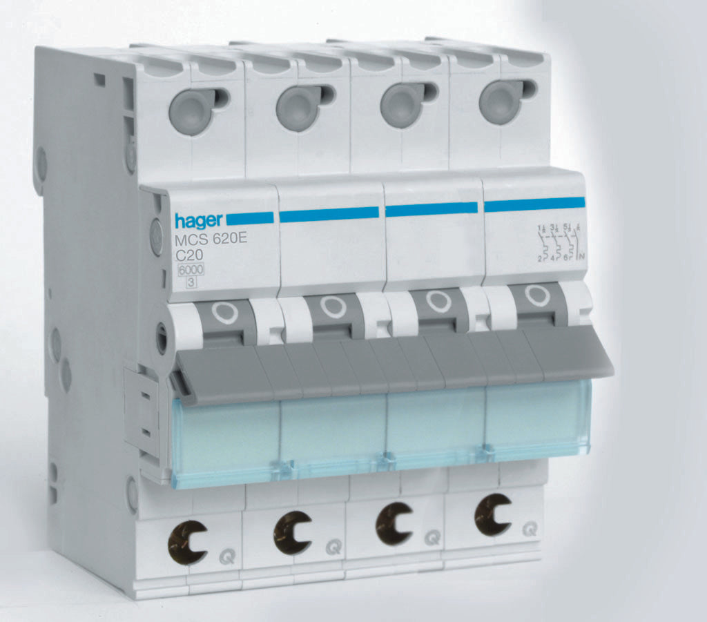 Hager Quickbusbar Circuit Breaker - MCS620E