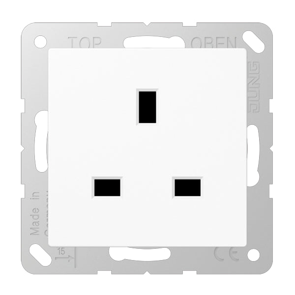 Jung British Standard Wall Outlet Box (WCD Switchgear) - A3521WW