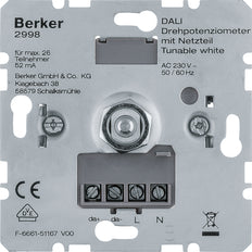 Hager Berker Potentiometer For Light Control System - 2998