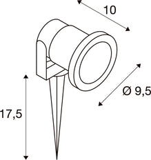SLV Nautilus Garden/footpath Lighting Fixture - 227418