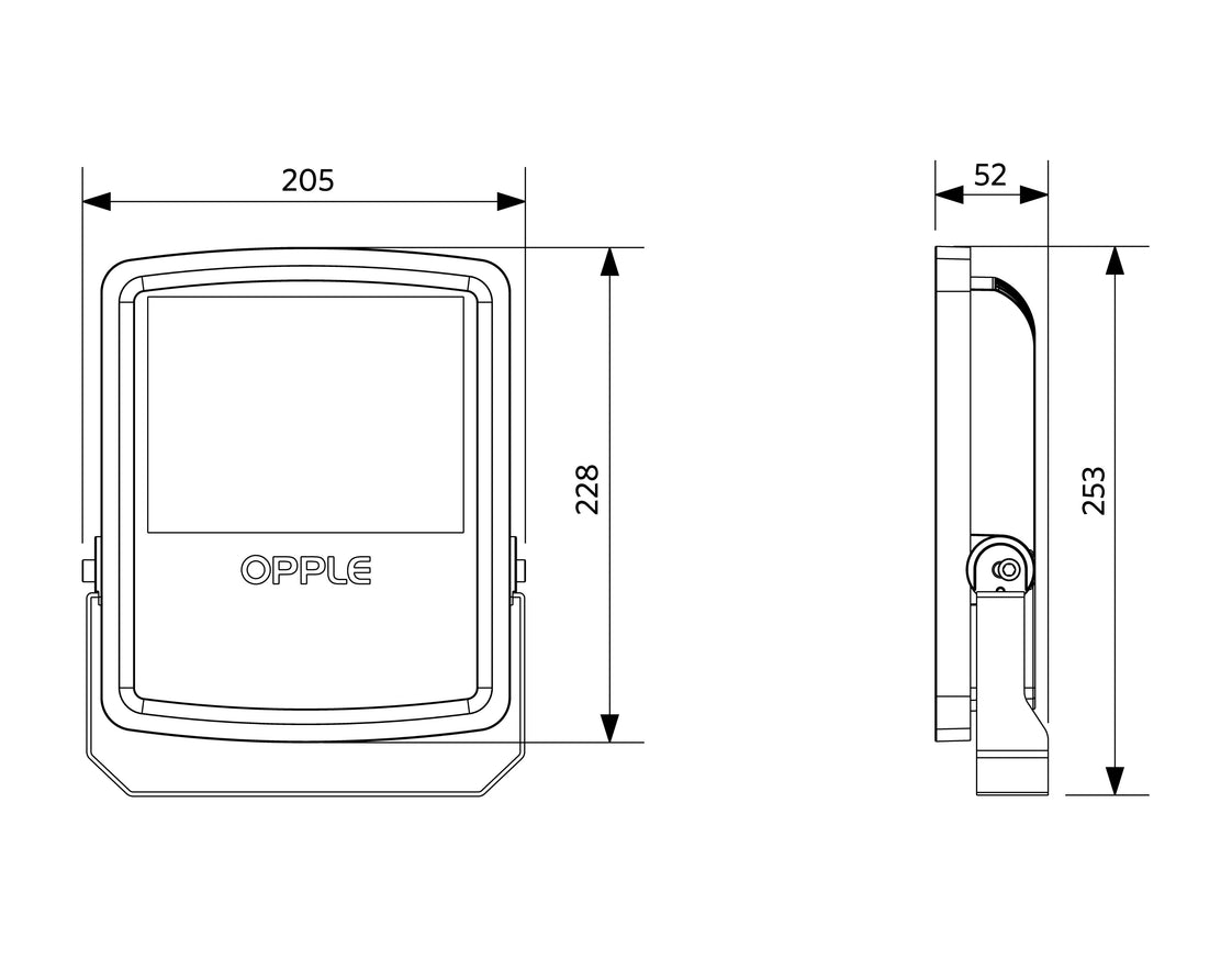 Opple LED Floodlight Downlight/Spotlight/Floodlight - 543017011700