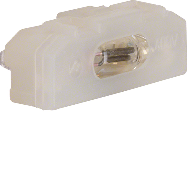 Hager Berker Neon Lamp Element For 3-Pole Switch 400V 0.5mA Clear - 1600