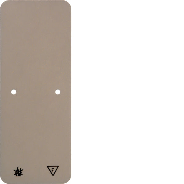 Hager Berker White Self-Extinguishing Base Plate Surface Mounted - 105940