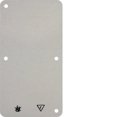 Hager Berker White 2-Gang Flame-Retardant Surface Mounted Base Plate - 102122