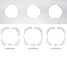 Hager Berker Sealing Set S.1 IP44 With Flange 3-Gang - 10108903