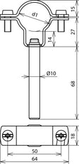 Dehn Conductor Holder For HVI Power Conductor - 253330