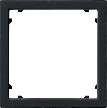 Gira Adapter Square Frame 45x45mm System 55 Matte Black - 0283005