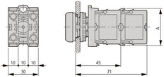 Eaton M22-CLED-B Blue LED Signal Light Module - 218061