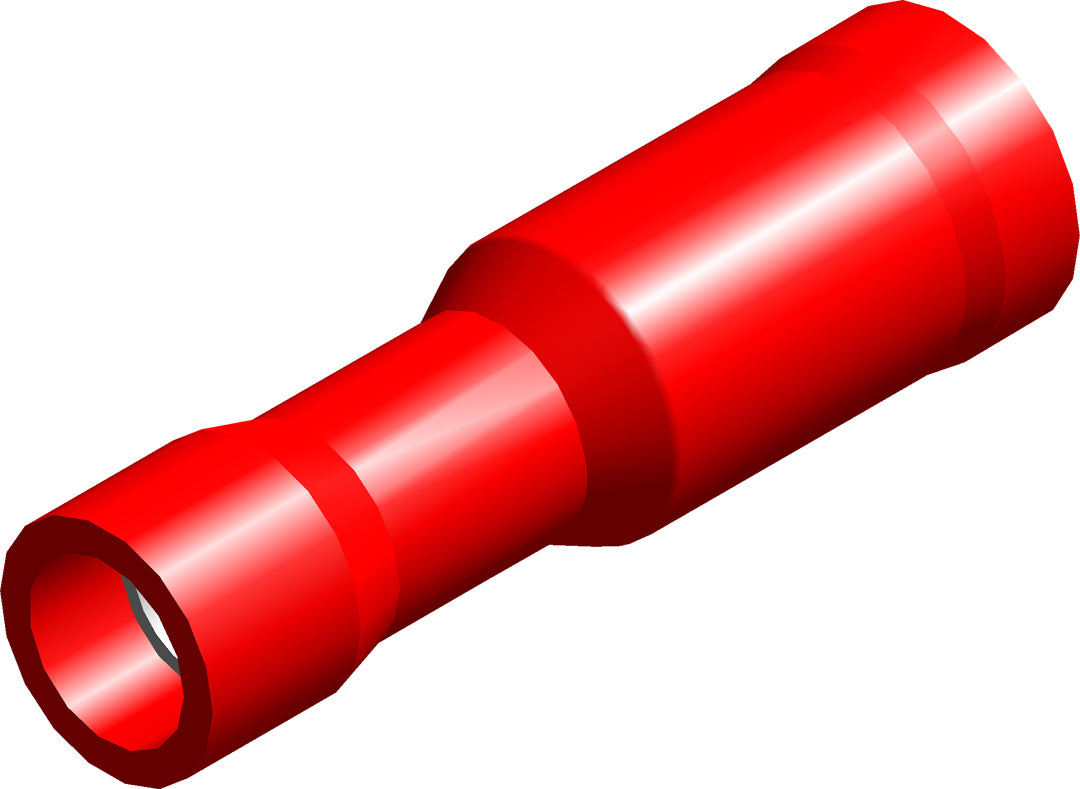 Conex F4 Red Bullet Connector Housing 0.5-1.5mm² - CE060101 [100 Pieces]