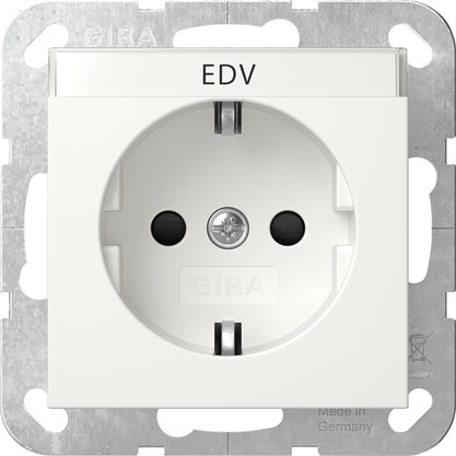 Gira System 55 SCHUKO Socket With Safety Plus - 446227