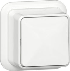Gira Surface Mount Intermediate Switch Pure White - 310711