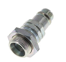 Steel DN 12.5 Hydraulic Coupling Plug 20 mm S Compression Ring Bulkhead ISO 7241-1 A/8434-1 D 20.5mm