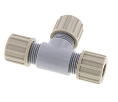 10x8mm PA T-Shape Tee Compression Fitting 10 bar
