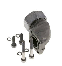 LK 40 Elbow Pump Flange Malleable cast iron with 28L (M36x2)