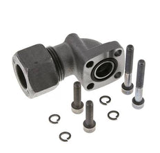 LK 35 Elbow Pump Flange Malleable cast iron with 20S (M30x2)