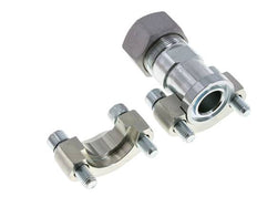 1'' SAE Flange 6000 PSI Steel with 30S (M42x2) ISO 6162-2
