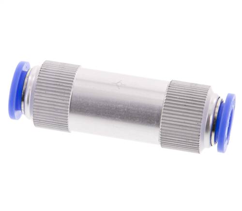 Push-In Check Valve 12mm Aluminum 0.2-10bar (3-145psi)